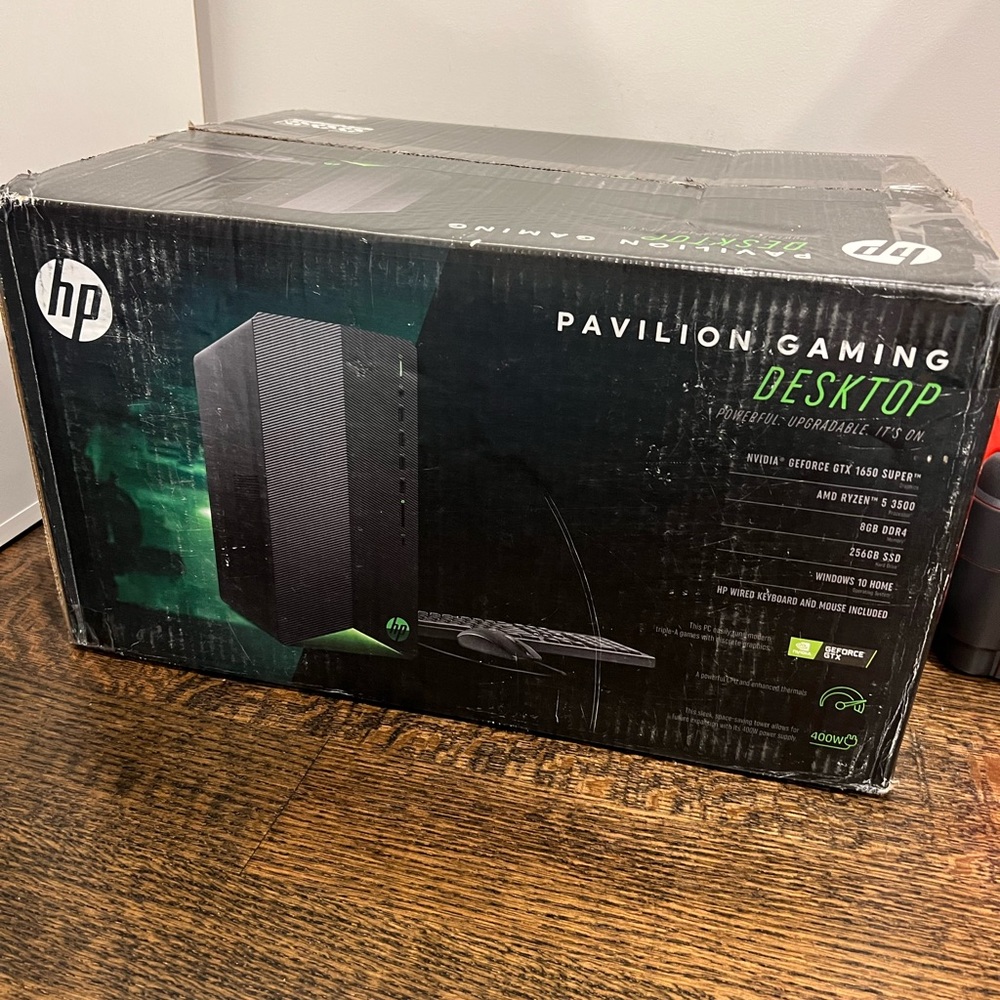 Pavilion Gaming Desktop geforce gtx nvidia 1650 super(keyboard and mouse incl.)